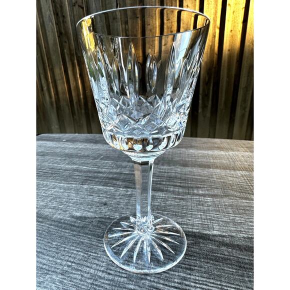 Atlantis Crystal 1980–2005 Retired 'Fatima' Wine Glass Stemmed Cut Glass - Picture 5 of 6